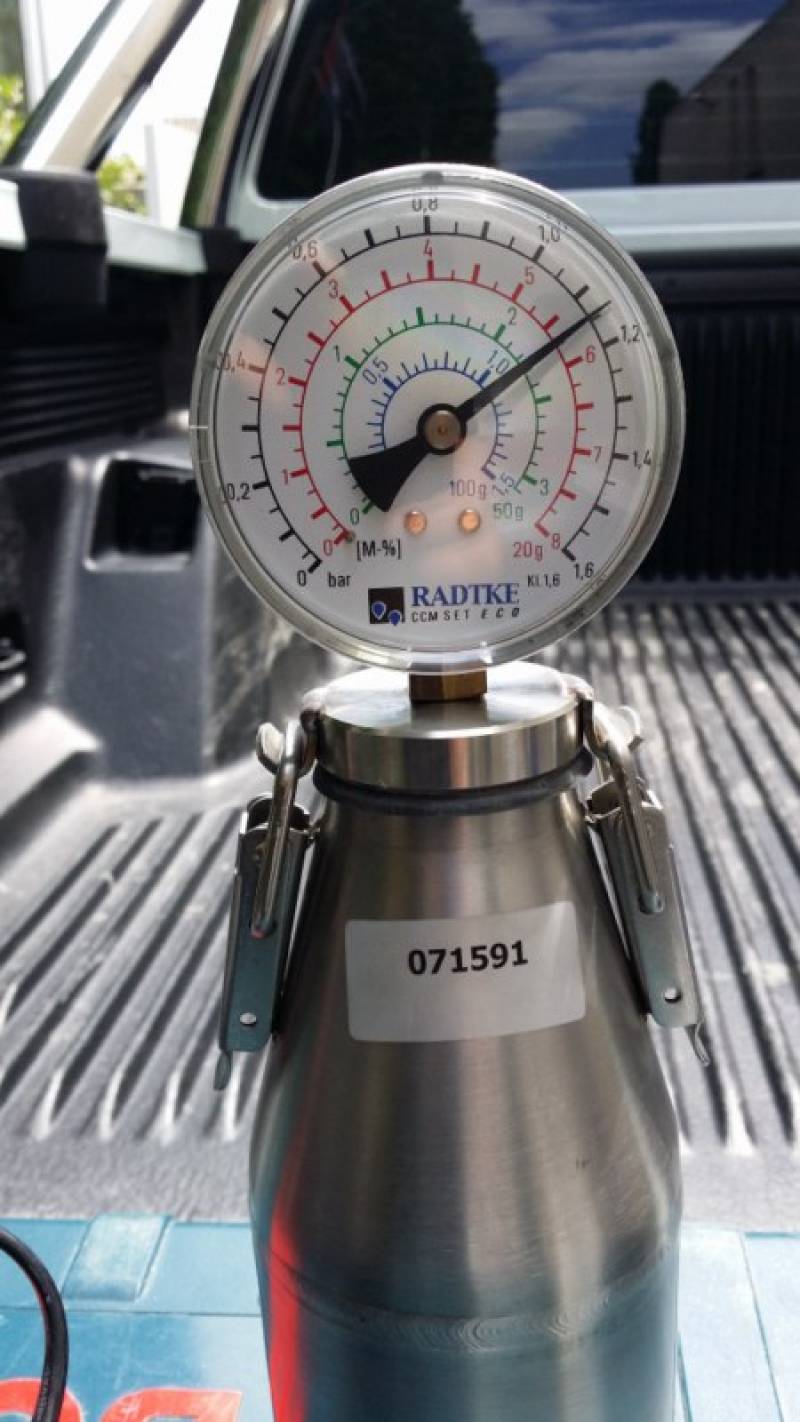 Test à la Bombe à Carbure Piacentino et fils partenaire de TECHNICHEM