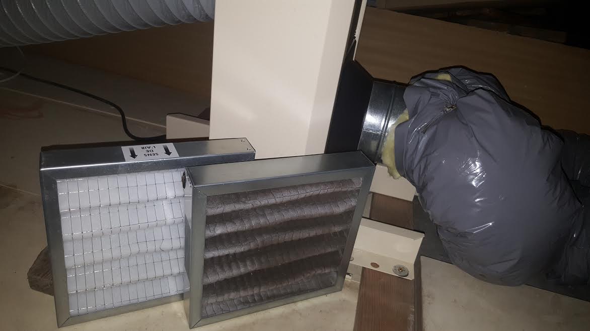 Changer un filtre de ventilation positive hygrorégulée