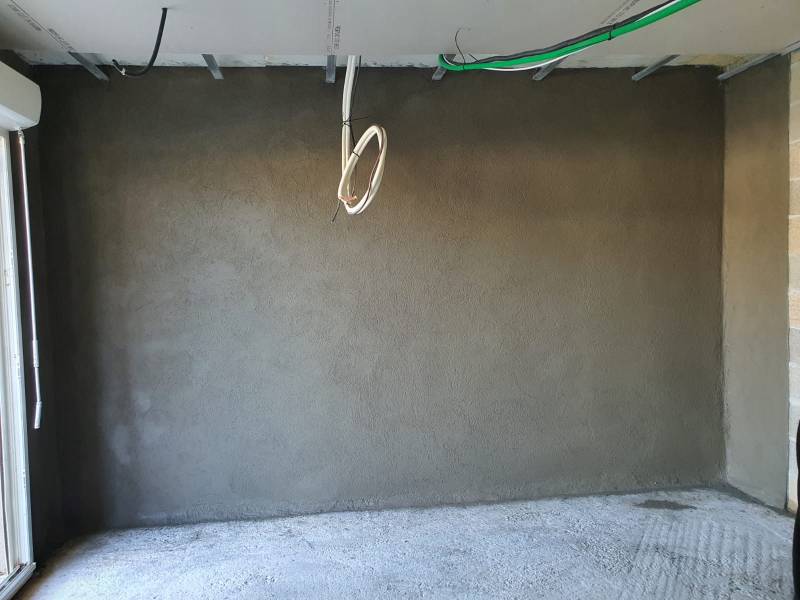 imperméabilisation d'un mur enterré dans une maison à Aubagne