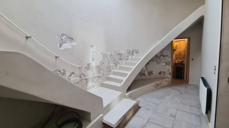 Photo de l'imperméabilisation d'un mur semi enterré à L'Estaque à Marseille 16ème 