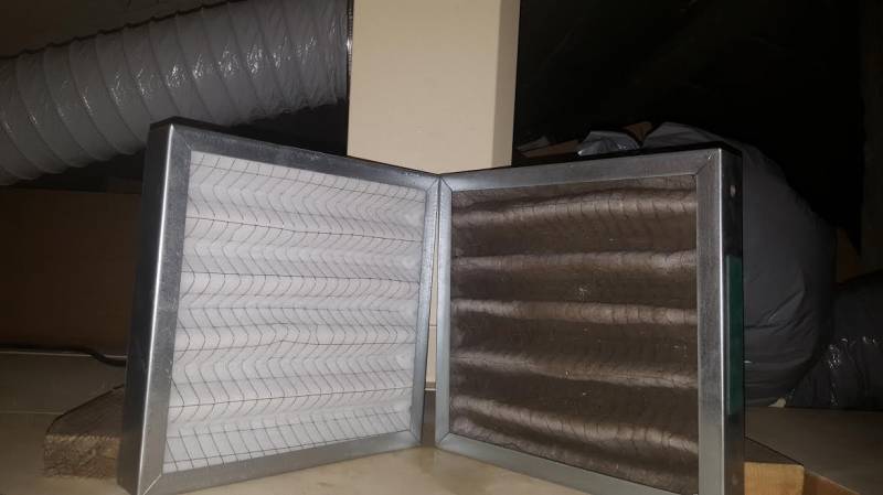 Entretien d'une ventilation par surpression : changement du filtre